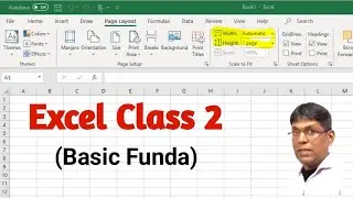 Excel Class 2 (Basic Funda & Basic Calculations)