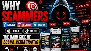 WHY SCAMMERS 🎯 FACEBOOK INSTAGRAM TELEGRAM THREADS & TIKTOK: THE DARK SIDE OF SOCIAL MEDIA TRAFFIC