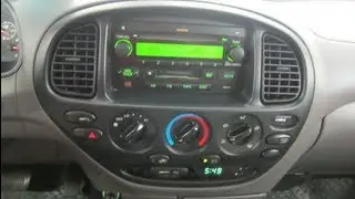 how to remove 2004 toyota tandra car stock deck stereo