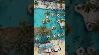 Sunway Lagoon Water Park | Expedition Pakistan 2023 #shorts #drone