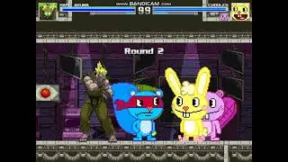 mugen-Rare Akuma vs Cuddles Toothy Splendid and Flippy