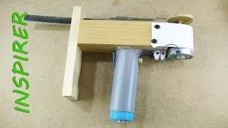 как сделать мини электролобзик  своими руками / How to make a Powerful Mini JIGSAW