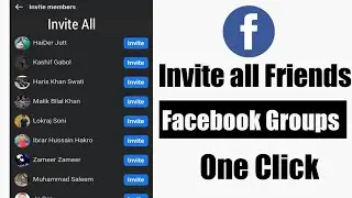 How to Invite all Friends to Facebook Group in One Click in 2023 | Invite Multiple Friends at Once