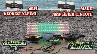 How to make powerful amplifier circuit BA5417 | very simple | BA5417 Amfi devresi yapımı. Çok basit