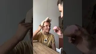 К Папе на мейкап скоро на канале☺️