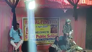 Students dance by S.G.M public school
