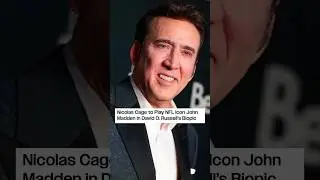 Nicolas Cage set to Star as John Madden in new Movie
