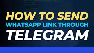 how to send WhatsApp link through telegram