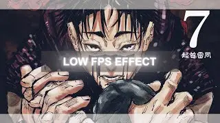 Low Fps Effect | After Effects