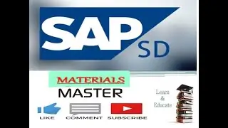 #5  SAP SD MATERIAL MASTER    (LEARN & EDUCATE)