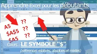 Learn Excel for Beginners - The Dollar Sign: Relative, Absolute, or Mixed Reference
