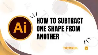 How to subtract a shape from another shape in Illustrator