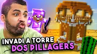 WE INVADED THE PILLAGERS' TOWER IN SEARCH OF THE TREASURE! Minecraft #18