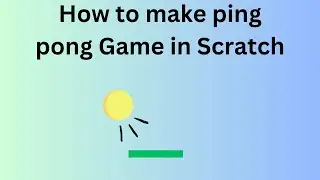 How to make a cool ping pong game in scratch