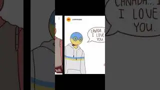Countryhumans Canada x Ukraina|Canauk|Comic Animation