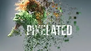 Pixelated Photoshop Effect Tutorial | Automatically create pixel dispersion digital art