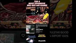 TOP 5 Most Expensive Neo Geo AES Games 
