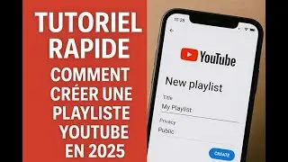 How to Create a new YouTube playlist Quick method 2025