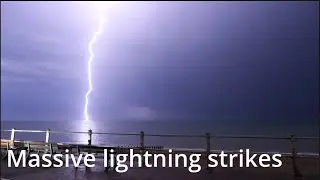 Rare supercell thunderstorm in the UK