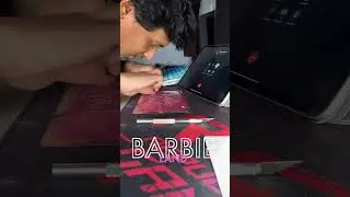 Making a Custom BARBIE Plate!