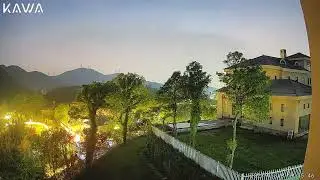 From Day To Night Outside The House, Taken By KAWA T6 pro Security Camera