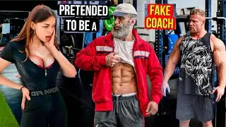CRAZY OLD MAN Prank on GIRLS in the gym😂 | Anatoly Prank Video | Aesthetics in Public