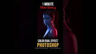 Dual Lighting Effects in Photoshop for youtube thumbnail #photoshoptoturial