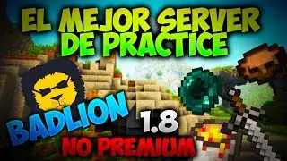 SERVIDOR DE PRACTICE PVP CON NIVELES | BADLION NO PREMIUM 1.8 + Cambio de skin