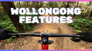 Hitting some cool features in Wollongong | MTB POV