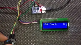 Nuvoton N76E003 Pin Interrupt Example -  Interfacing Rotary Encoder with N76E003