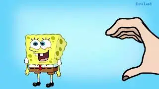 Spongebob Finger Heart Animation-Fancy Refill