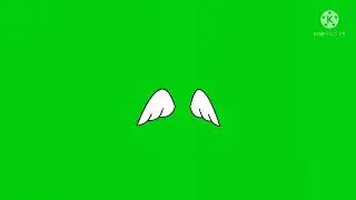 Gacha wings animation green screen free to use.