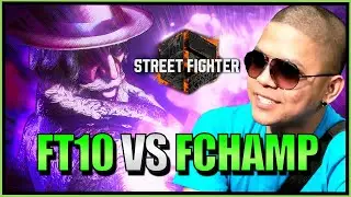 SonicFox -  FT10 Vs FChamp's Solid Dhalsim【Street Fighter 6】