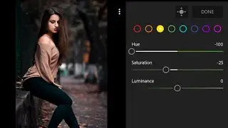 Dark Orange Lightroom photo editing tutorial||preset Download free||