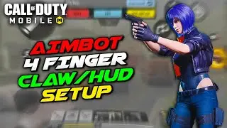 BEST 4 FINGER CLAW HUD Setup | Aimbot 4 Finger Claw Setup | Tips & Tricks | COD Mobile