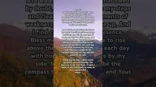 Guided by Faith: A Prayer of Guidance and Peace