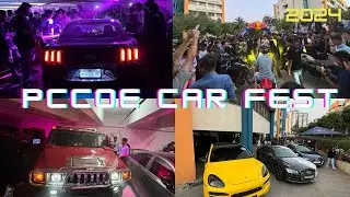 PUNE CAR FEST 2024 | PUNE SUPER CARS | PCCOE 2024 CAR FEST