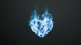 Burning ice heart