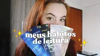 meus hábitos de leitura 📚