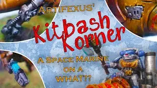 Kitbash Korner - A Space Marine on a Squig
