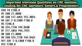 CNC machine programming coadding interview question for CNC operator , setter and  Programmer jobs