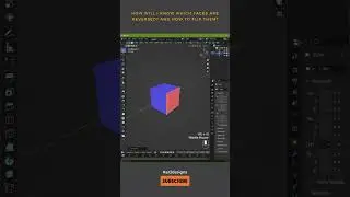 Blender Tip Face Normal Orientation | AR3Designs Daily Blender 3D Tips