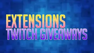 Twitch Giveaways  - Розыгрыши для вашего Twitch канала! Расширение для браузера. Ссылка в описании!