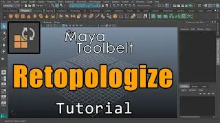 The Maya Toolbelt - Retopologize (Maya 2023)