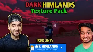 Dark Himlands Red Sky Texture Pack For Minecraft PE | Dark Himlands Mods | HIMLANDS | Minecraft