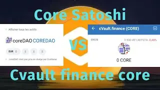 Core Déjà Listé sur Trust wallet ? Core Satoshi VS Cvault finance