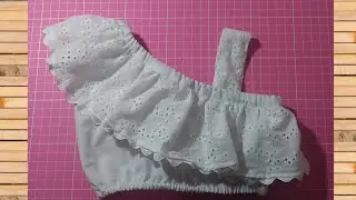 COMO FAZER UM CROPPED COM BABADO  -CIGANINHA MUITO FÁCIL