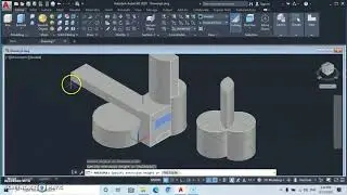 The Extrude, Presspull and the Polysolid, 3D AutoCAD 2020.
