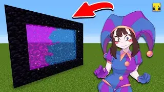 How To Make A Portal To The Pomni's sister Dimension in Minecraft