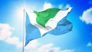 Short footage of the Vegan Flag - Free for any use